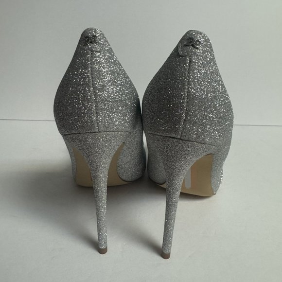 Sam Edelman Womens Deela Pump Heel Silver Size 8 M - Picture 4 of 6